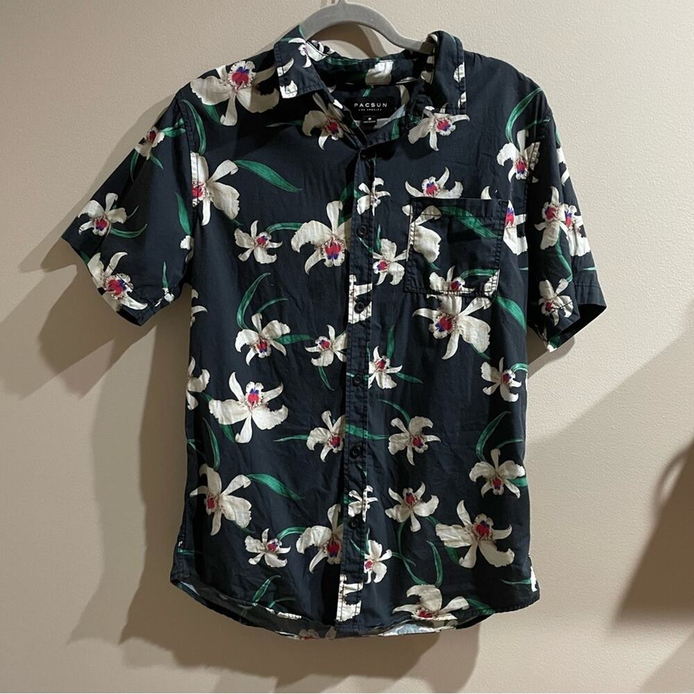 PacSun Floral Print Button Up